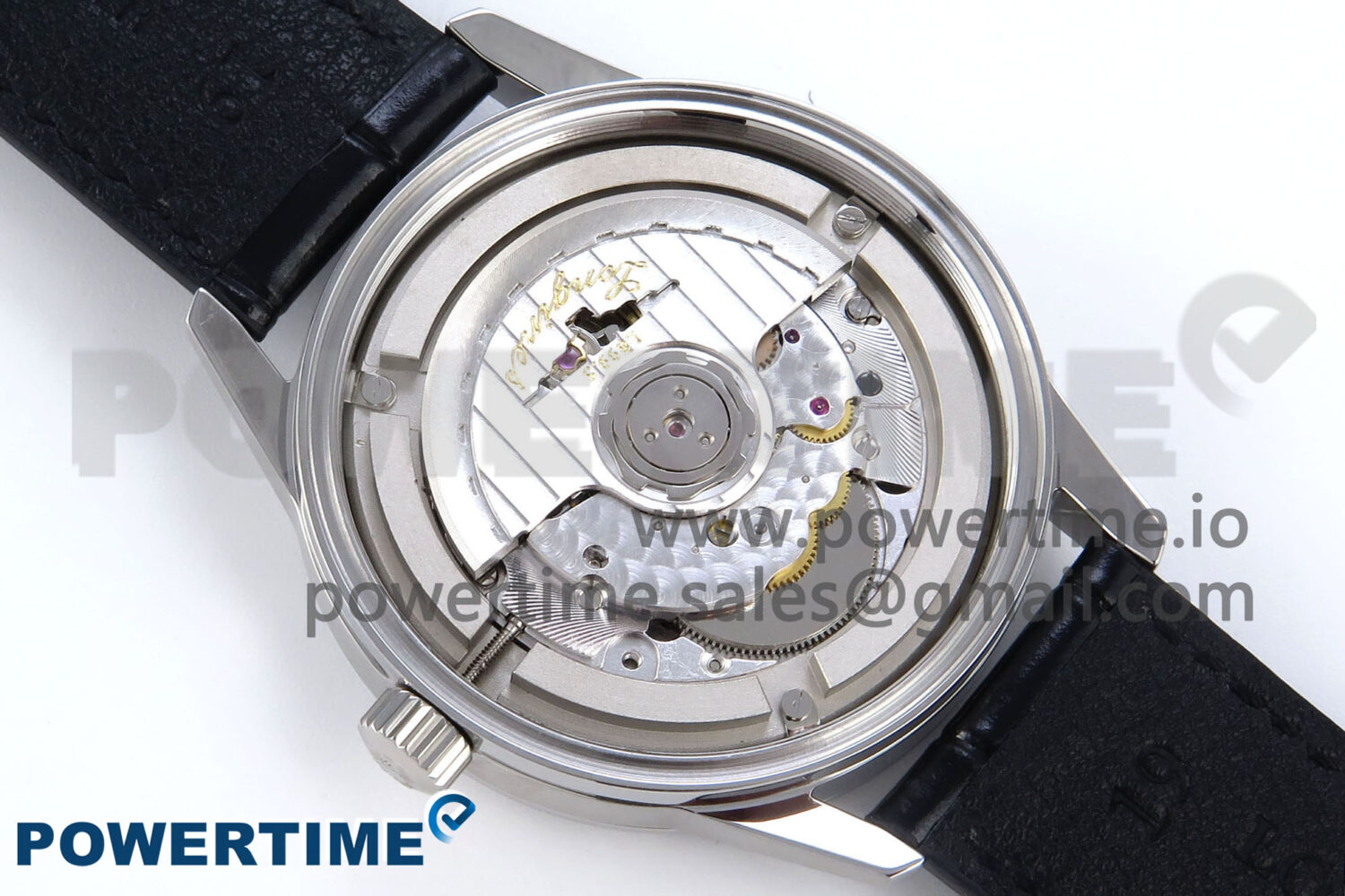 Flagship Heritage Moonphase SS APSF 1:1 Best Edition Red Dial on Black Leather Strap A2892 - Image 12