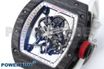 RM055 NTPT APSF 1:1 Best Edition White Bezel Red Crown on Rubber Strap RMUL2 Super Clone - Image 3
