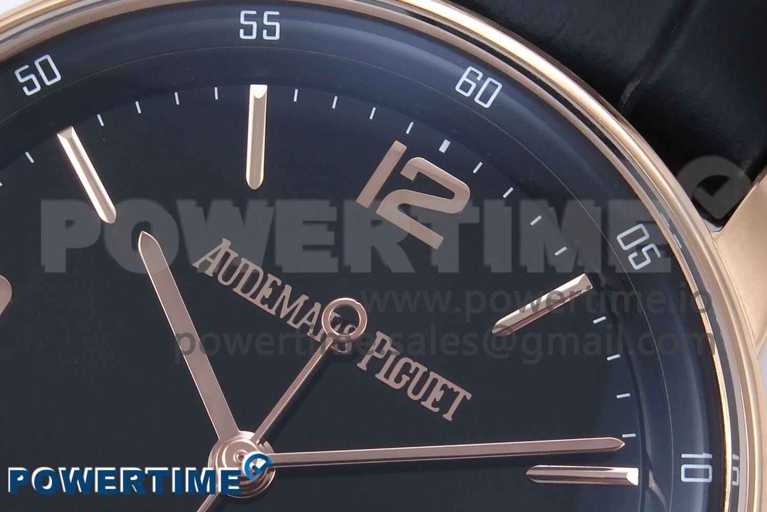 Code 11.59 RG 15210 APSF 1:1 Best Edition Black Dial on Black Leather Strap SA4302 Super Clone - Image 4
