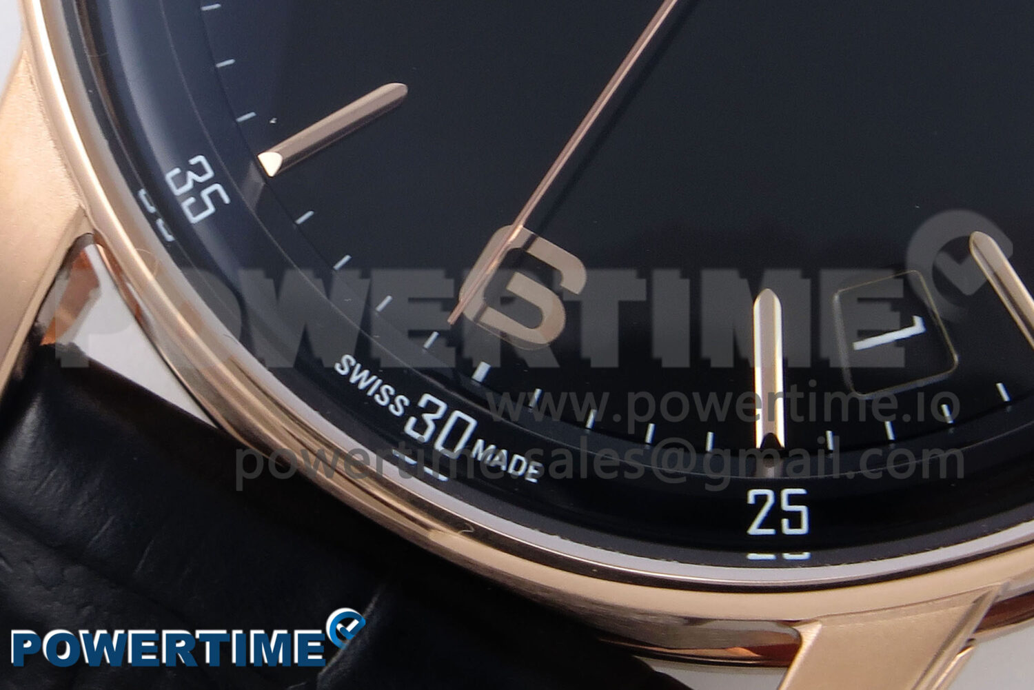 Code 11.59 RG 15210 APSF 1:1 Best Edition Black Dial on Black Leather Strap SA4302 Super Clone - Image 5