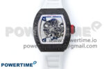 RM055 NTPT APSF 1:1 Best Edition White Bezel Red Crown on Rubber Strap RMUL2 Super Clone