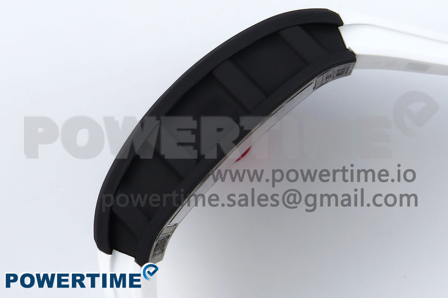 RM055 NTPT APSF 1:1 Best Edition White Bezel Red Crown on Rubber Strap RMUL2 Super Clone - Image 7