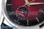 Flagship Heritage Moonphase SS APSF 1:1 Best Edition Red Dial on Black Leather Strap A2892 - Image 5