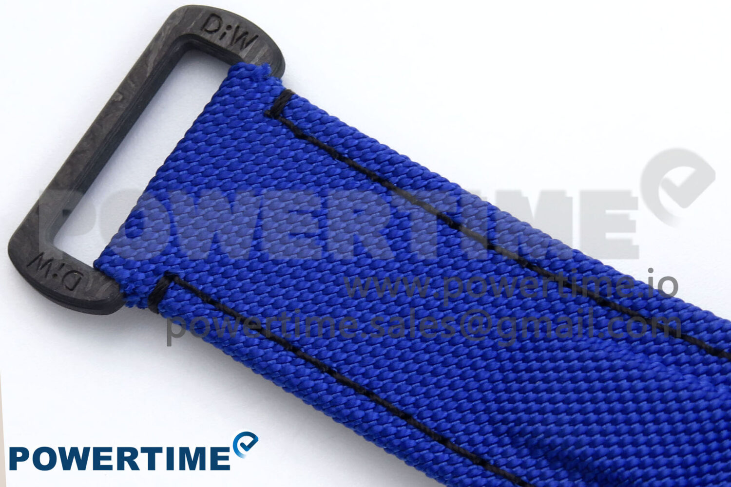 Daytona Diw 40mm N6F 1:1 Best Edition Gray Skeleton Dial Blue Nylon Strap DD4801 - Image 9