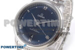 De Ville Date SS VSF 1:1 Best Edition Blue Dial on SS Bracelet A8800 - Image 3