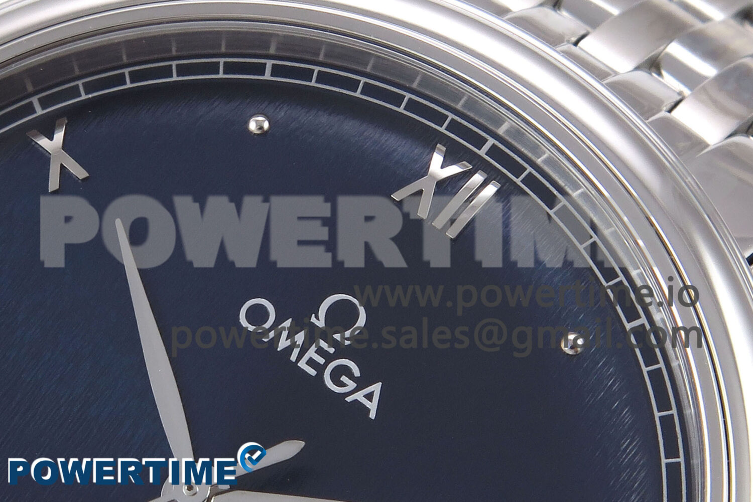 De Ville Date SS VSF 1:1 Best Edition Blue Dial on SS Bracelet A8800 - Image 4