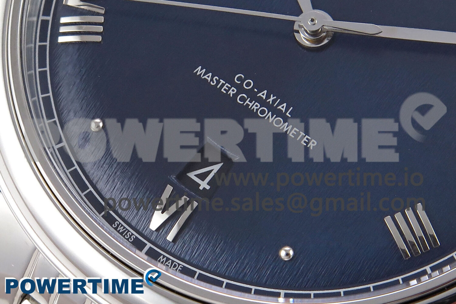De Ville Date SS VSF 1:1 Best Edition Blue Dial on SS Bracelet A8800 - Image 5
