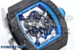 RM055 NTPT APSF 1:1 Best Edition White Bezel Blue Crown on Rubber Strap RMUL2 Super Clon - Image 2