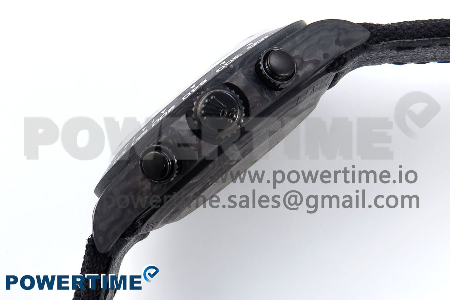 Daytona Diw 40mm N6F 1:1 Best Edition Gray Skeleton Dial Black Nylon Strap DD4801 - Image 6