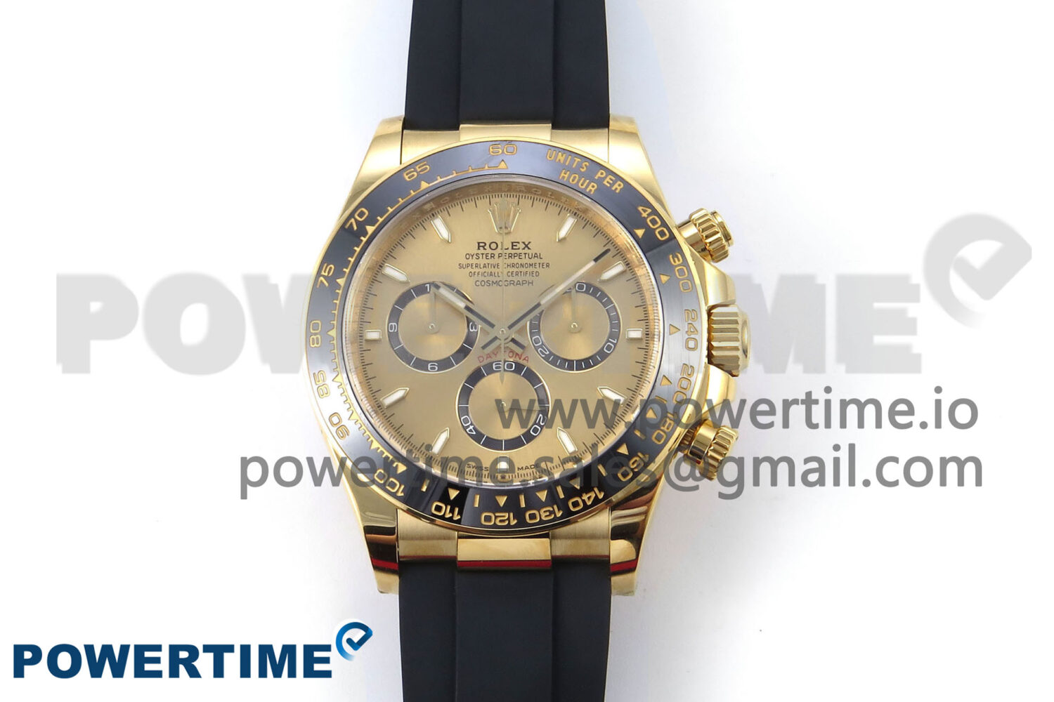 Daytona 126518 YG Clean 1:1 Best Edition YG Dial on Oysterflex Strap SH4131 - Image 1