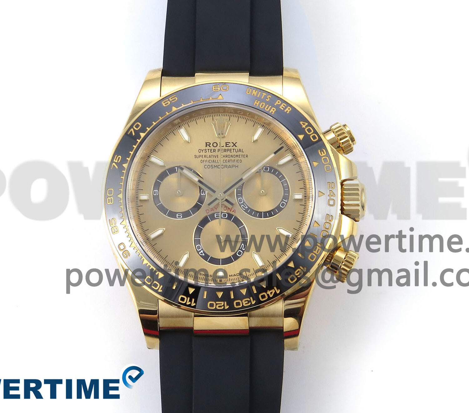 Daytona 126518 YG Clean 1:1 Best Edition YG Dial on Oysterflex Strap SH4131