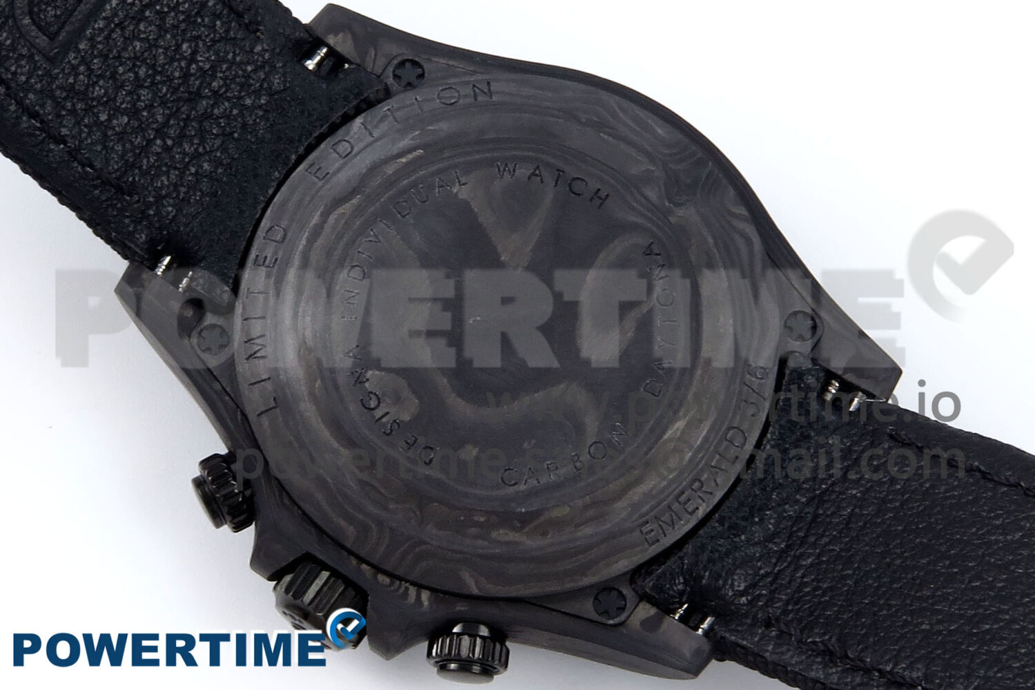 Daytona Diw 40mm N6F 1:1 Best Edition Gray Skeleton Dial Black Nylon Strap DD4801 - Image 8