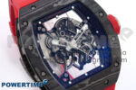 RM055 NTPT APSF 1:1 Best Edition Black Bezel Red Crown on Rubber Strap RMUL2 Super Clone - Image 2