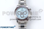 Daytona 126506 VSF 40mm SS 1:1 Best Edition Ice Blue Stick Dial on SS Bracelet SA4131 Super Clone