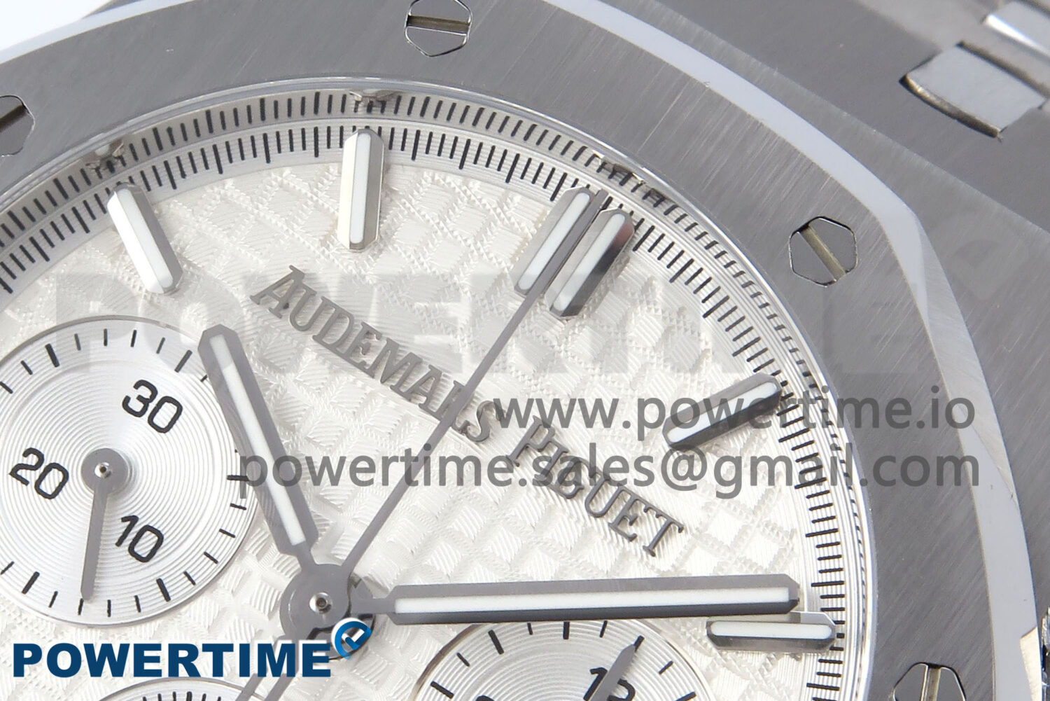 Royal Oak Chrono 26240ST SS BF Best Edition White Dial on SS Bracelet SH7750 - Image 4