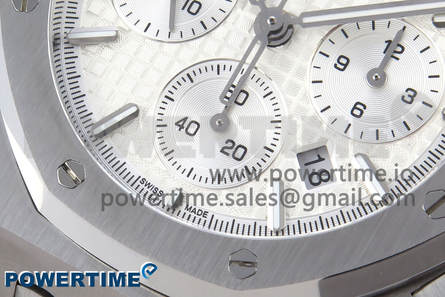 Royal Oak Chrono 26240ST SS BF Best Edition White Dial on SS Bracelet SH7750 - Image 5