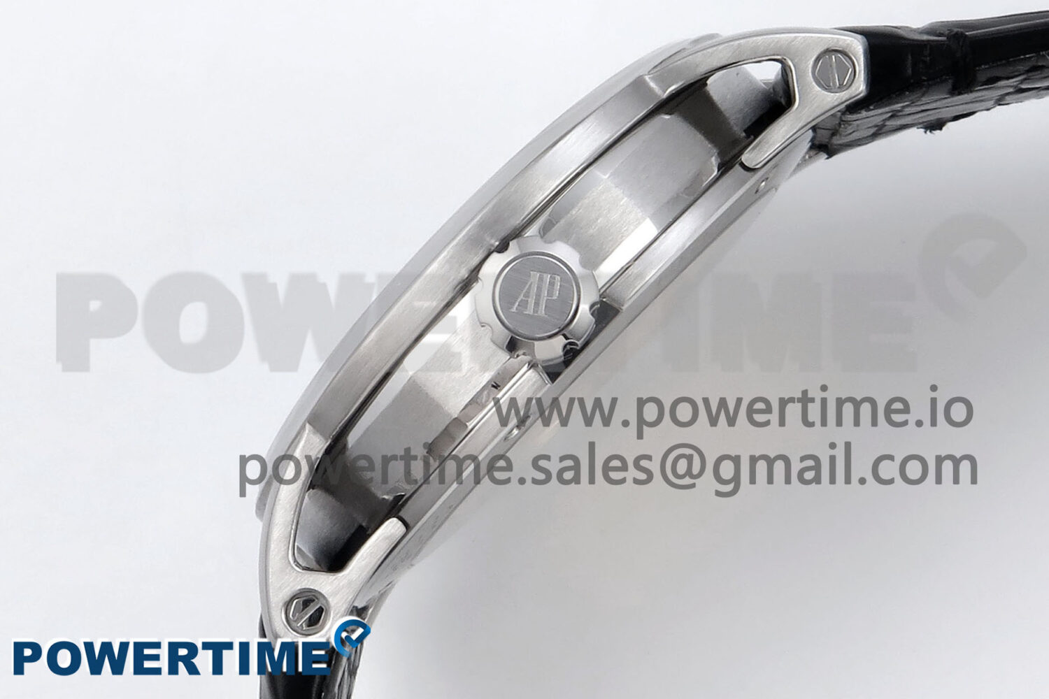 Code 11.59 SS 15210 APSF 1:1 Best Edition Black Dial on Black Leather Strap SA4302 Super Clone - Image 7