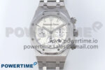 Royal Oak Chrono 26240ST SS BF Best Edition White Dial on SS Bracelet SH7750