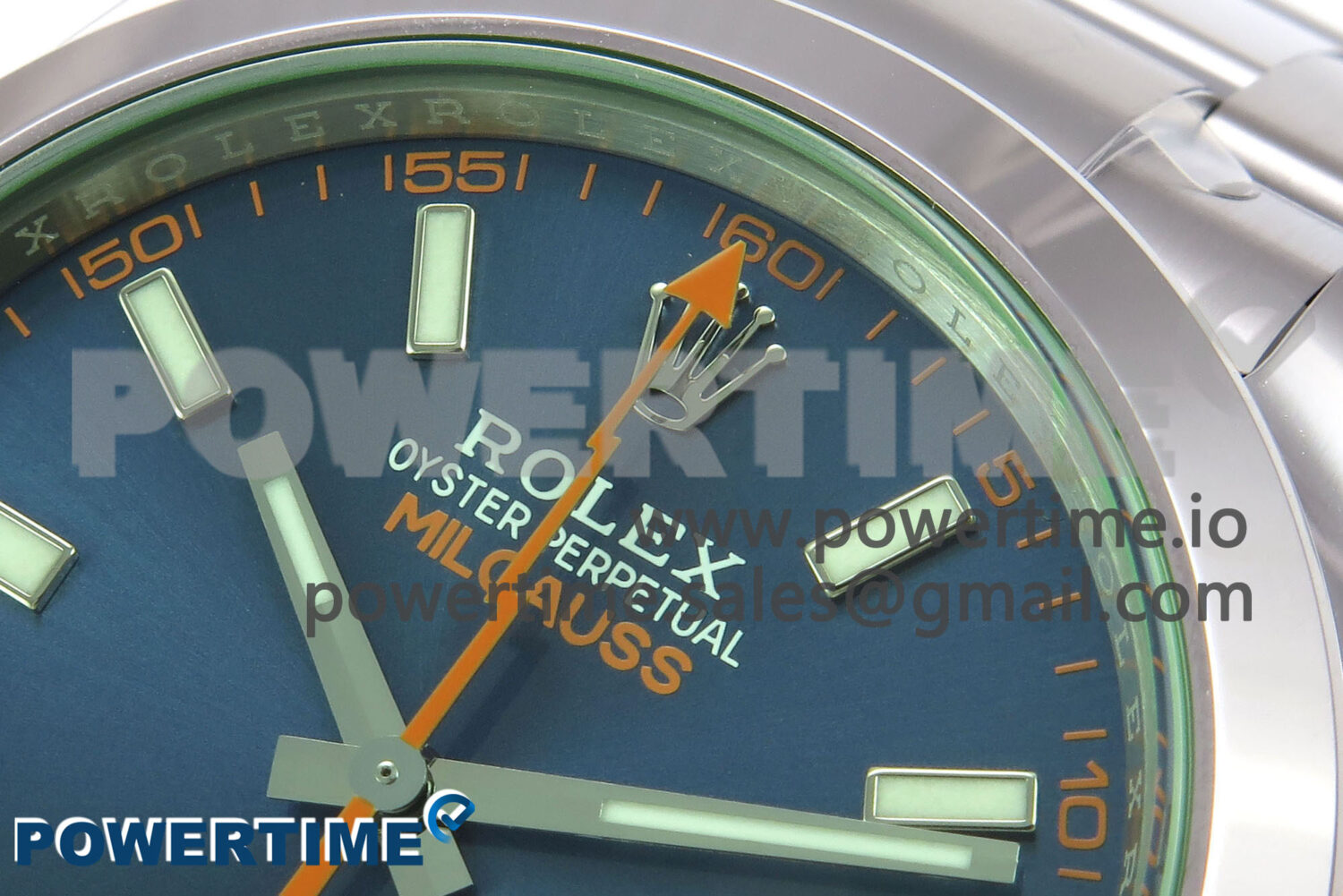 Milgauss 116400GV VSF 1:1 Best Edition 904L Steel Blue Dial on SS Bracelet VS3131 - Image 4