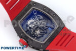 RM055 NTPT APSF 1:1 Best Edition Black Bezel Red Crown on Rubber Strap RMUL2 Super Clone - Image 8