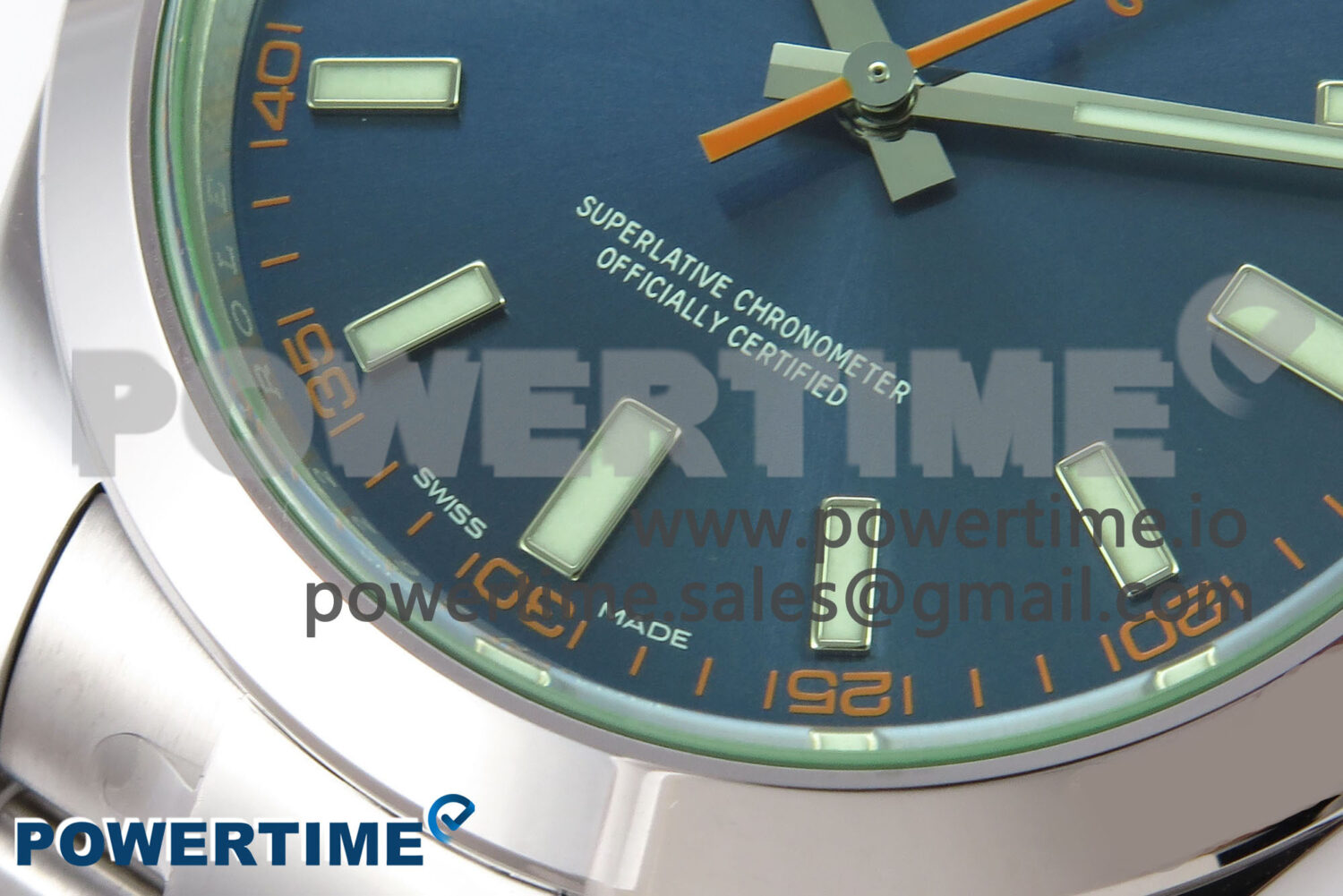 Milgauss 116400GV VSF 1:1 Best Edition 904L Steel Blue Dial on SS Bracelet VS3131 - Image 5