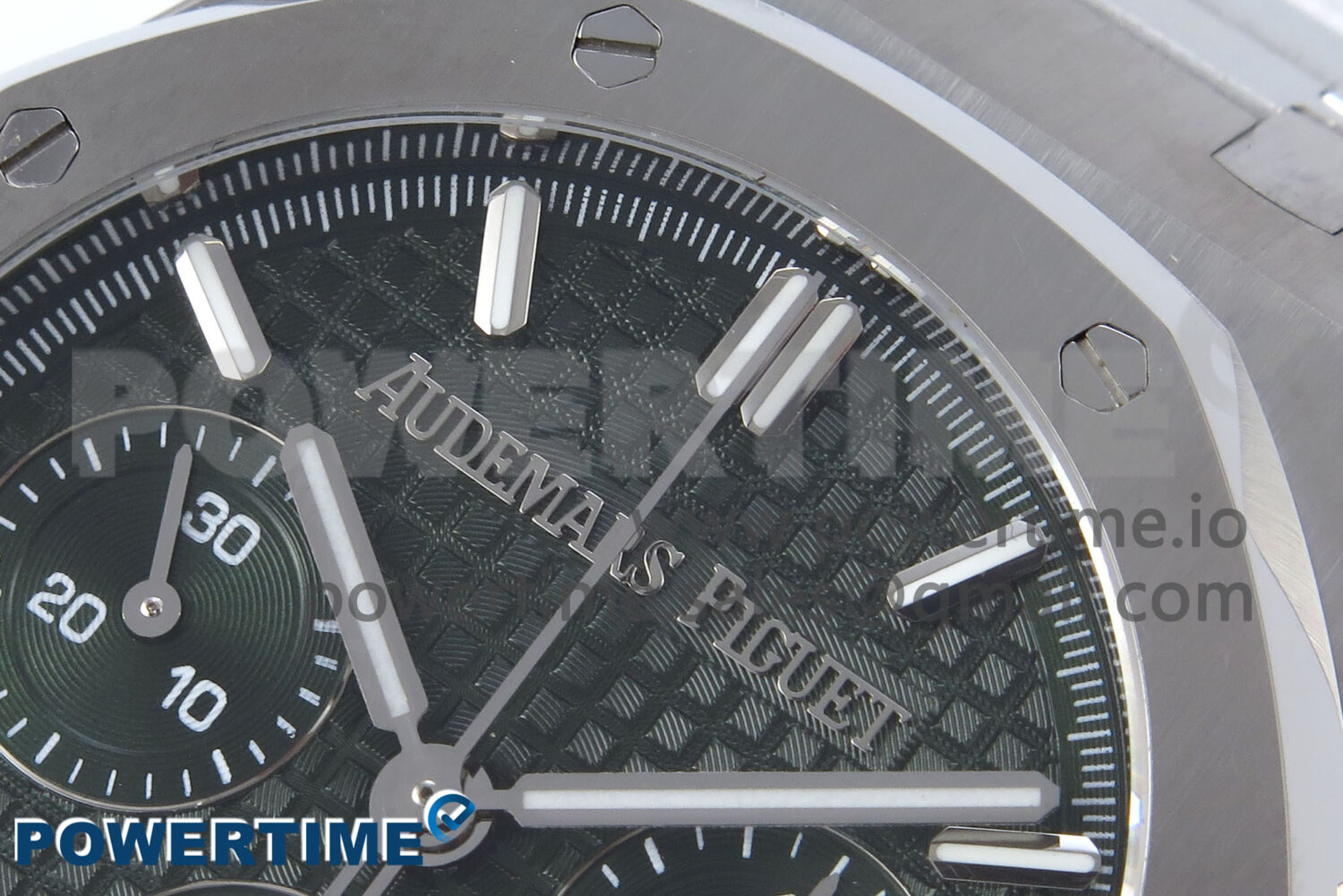 Royal Oak Chrono 26240ST SS BF Best Edition Green Dial on SS Bracelet SH7750 - Image 4