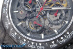 Daytona Diw 40mm N6F 1:1 Best Edition Gray Skeleton Dial Black Nylon Strap DD4801 - Image 5