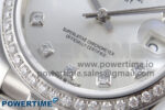 DateJust 31 278384RBR ARF 1:1 Best Edition 904L Steel Silver Diamonds Dial on SS Jubilee Bracelet HZ2236 - Image 5