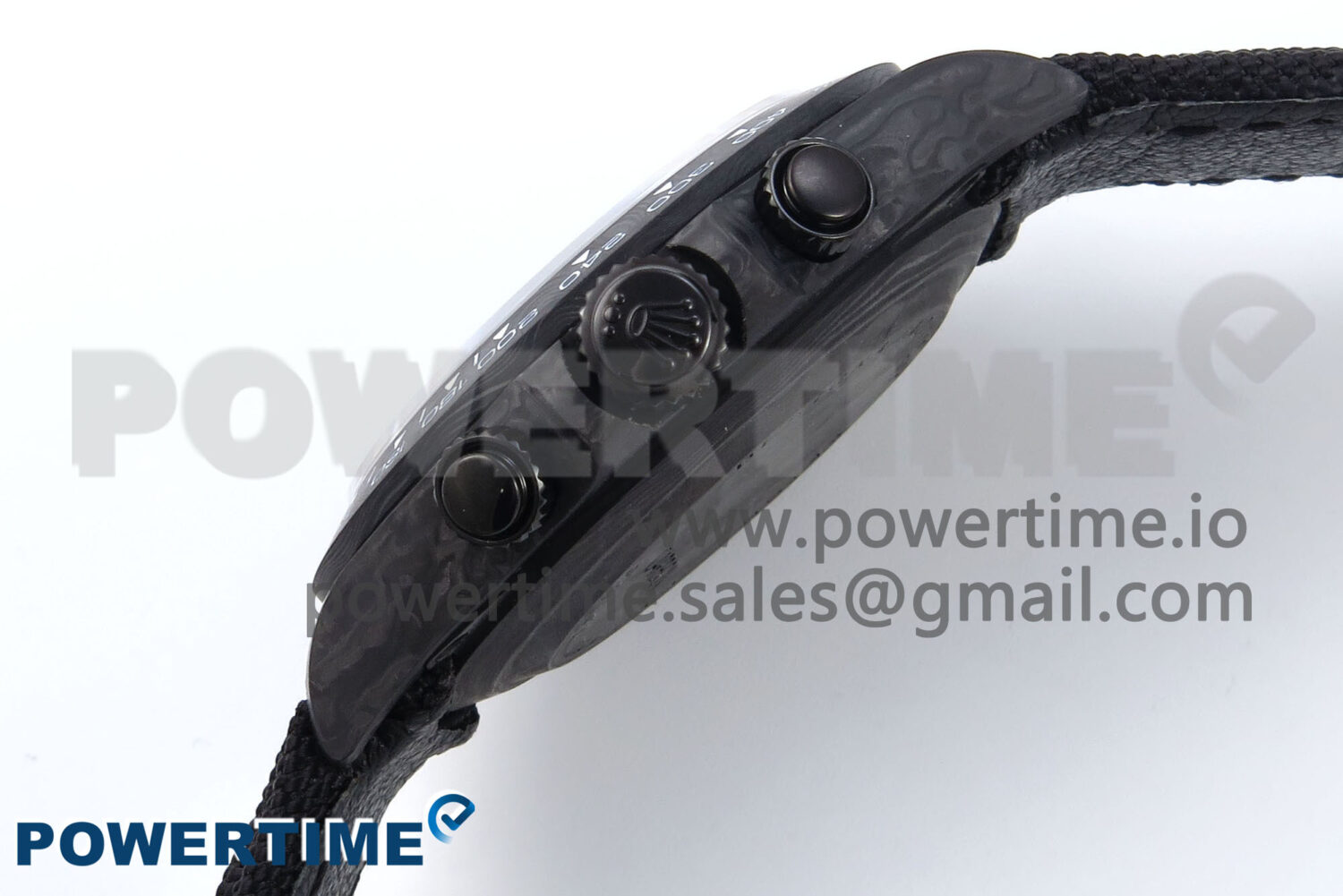 Daytona Diw 40mm N6F 1:1 Best Edition Gray Skeleton Dial Black Nylon Strap DD4801 - Image 6