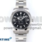 Explorer 124270 40mm 904L Steel VSF 1:1 Best Edition Black Dial on SS Bracelet VS3230