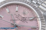 DateJust 31 278274 ARF 1:1 Best Edition 904L Steel Pink Stick Dial on SS Jubilee Bracelet HZ2236 - Image 4