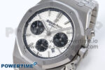 Royal Oak Chrono 26240ST SS BF Best Edition White/Black Dial on SS Bracelet SH7750 - Image 3