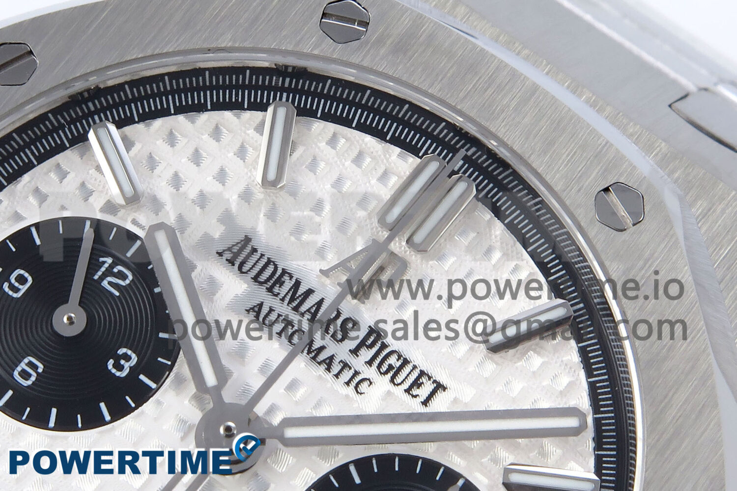 Royal Oak Chrono 26240ST SS BF Best Edition White/Black Dial on SS Bracelet SH7750 - Image 4