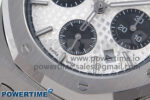 Royal Oak Chrono 26240ST SS BF Best Edition White/Black Dial on SS Bracelet SH7750 - Image 5