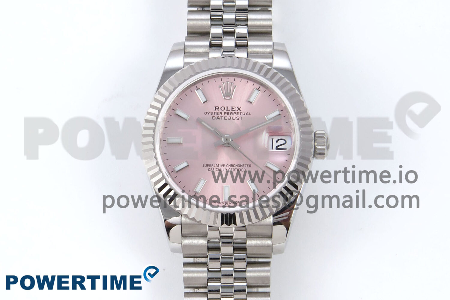 DateJust 31 278274 ARF 1:1 Best Edition 904L Steel Pink Stick Dial on SS Jubilee Bracelet HZ2236 - Image 1