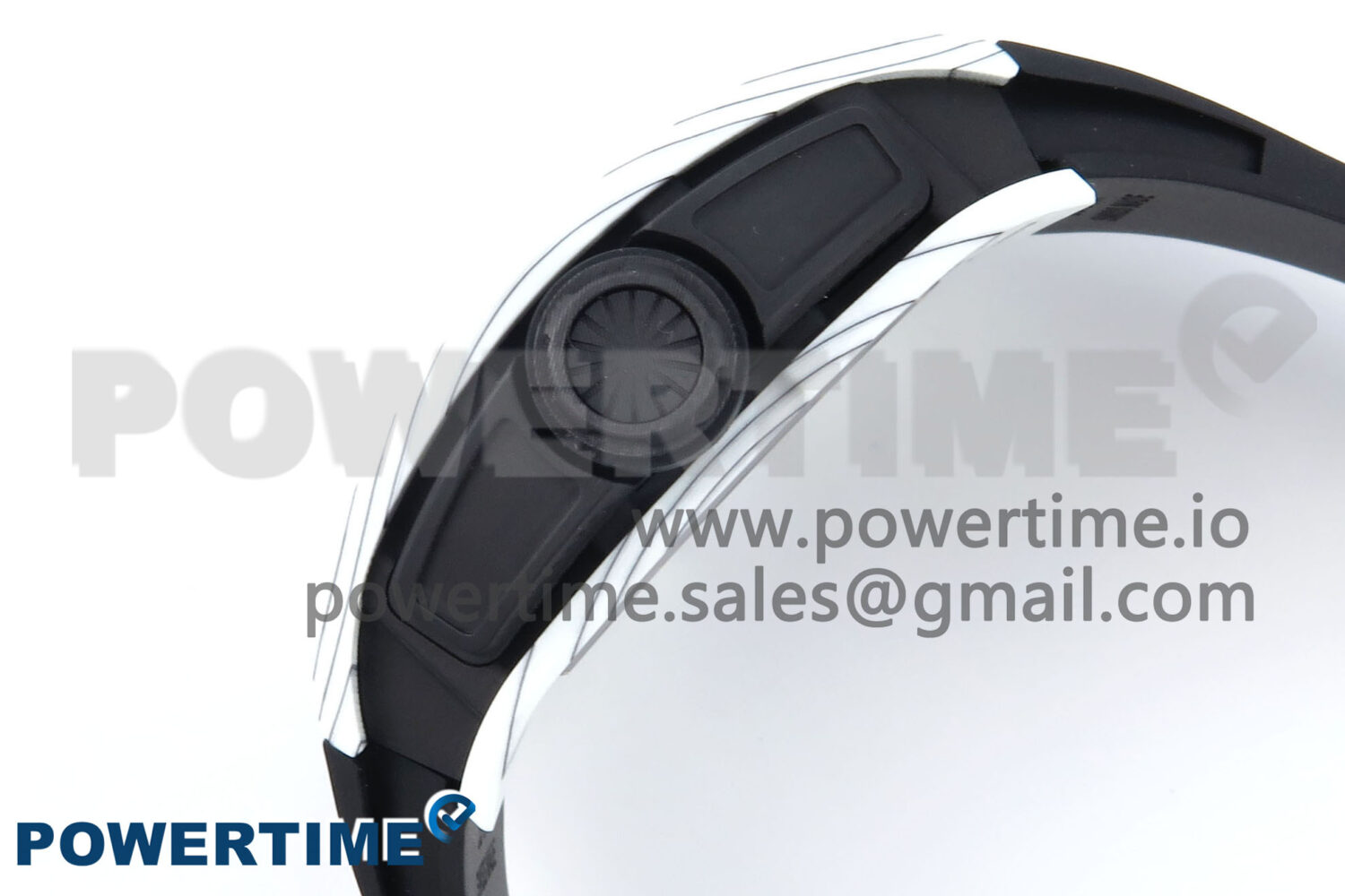 RM61-01 Yohan Blake White NTPT APSF 1:1 Best Edition on Black Rubber Strap RMUL2 Super Clone - Image 7