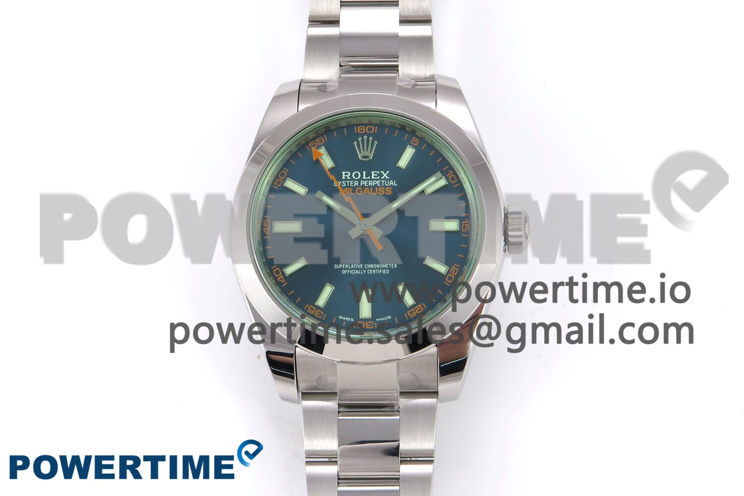 Milgauss 116400GV VSF 1:1 Best Edition 904L Steel Blue Dial on SS Bracelet VS3131 - Image 1
