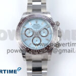 Daytona 126506 VSF 40mm SS 1:1 Best Edition Ice Blue Stick Dial on SS Bracelet SA4131 Super Clone