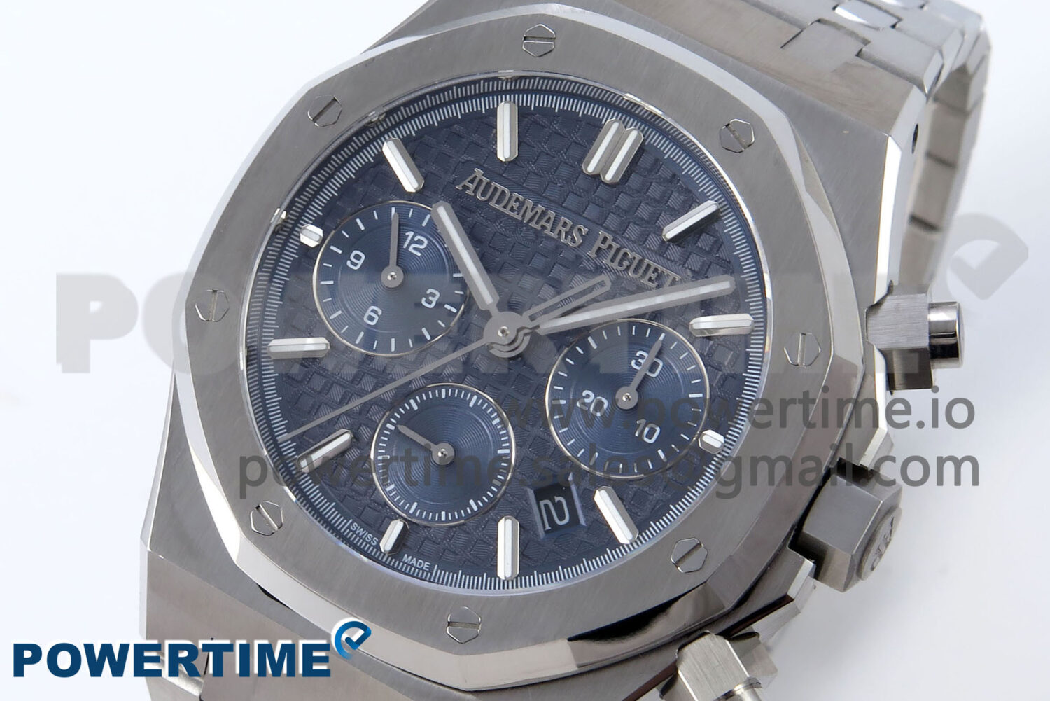 Royal Oak Chrono 26240ST SS BF Best Edition Blue Dial on SS Bracelet SH7750 - Image 3