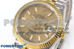 DateJust 36 SS/YG 126233 VSF 1:1 Best Edition 904L Steel YG Leaf Dial on Jubilee Bracelet VS3235 - Image 3