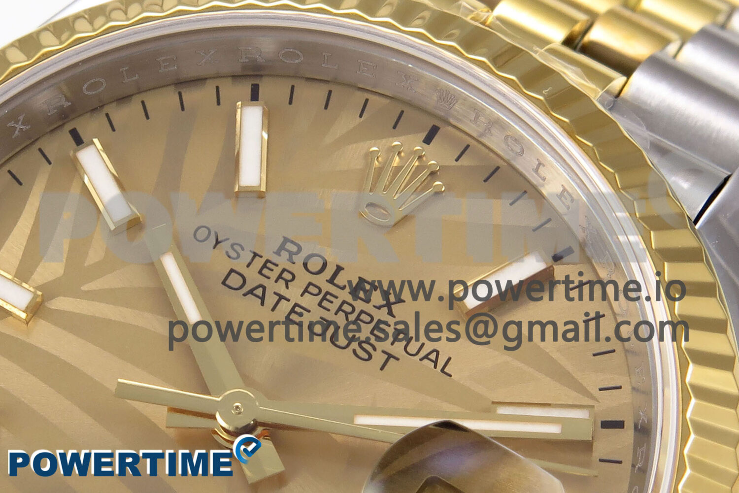 DateJust 36 SS/YG 126233 VSF 1:1 Best Edition 904L Steel YG Leaf Dial on Jubilee Bracelet VS3235 - Image 4