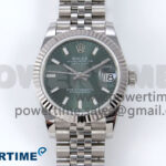 DateJust 31 278274 ARF 1:1 Best Edition 904L Steel Green Stick Dial on SS Jubilee Bracelet HZ2236