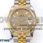 DateJust 36 SS/YG 126233 VSF 1:1 Best Edition 904L Steel YG Leaf Dial on Jubilee Bracelet VS3235