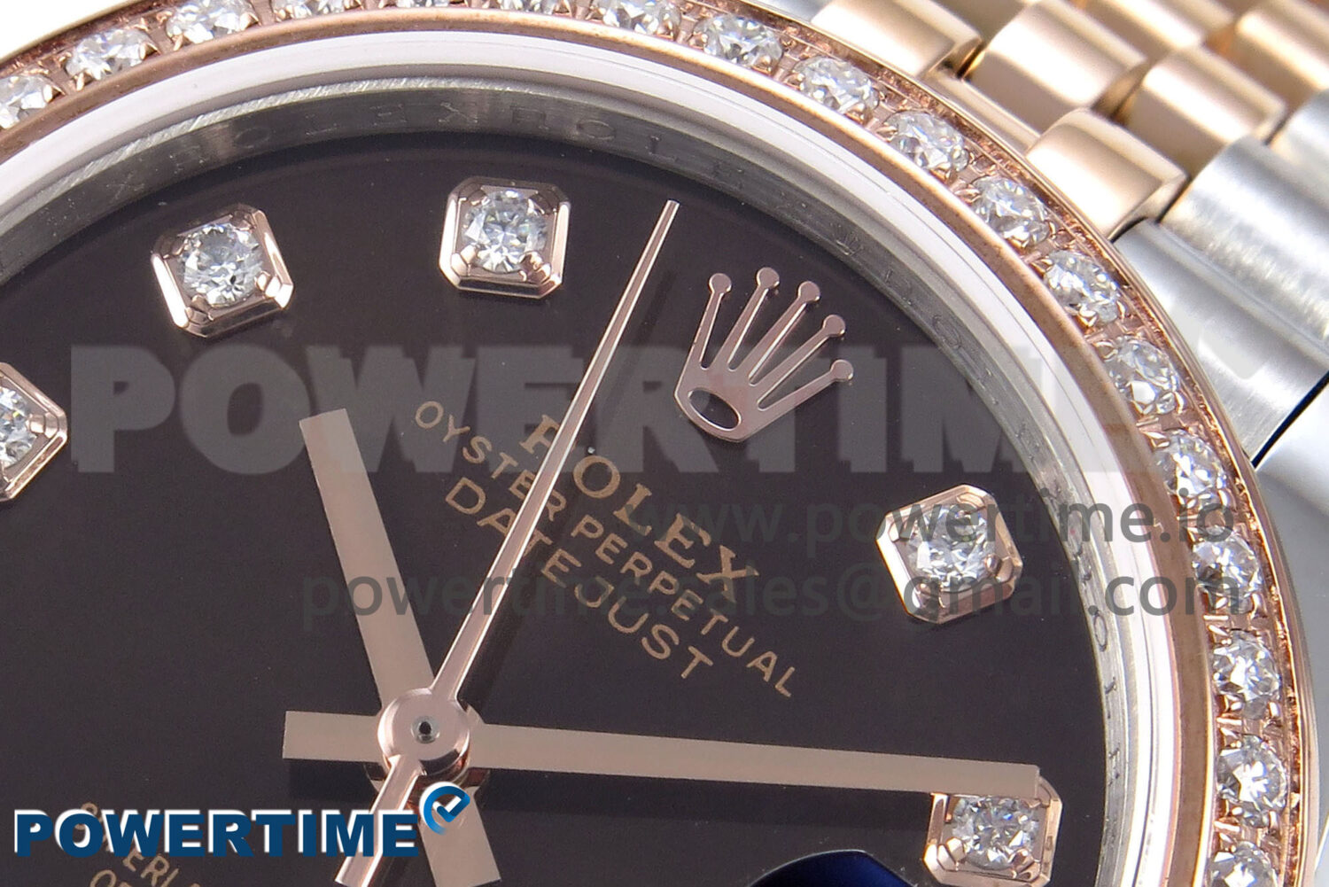 DateJust 31 278381RBR ARF 1:1 Best Edition 904L Steel Brown Diamonds Dial on SS/RG Jubilee Bracelet HZ2236 - Image 4