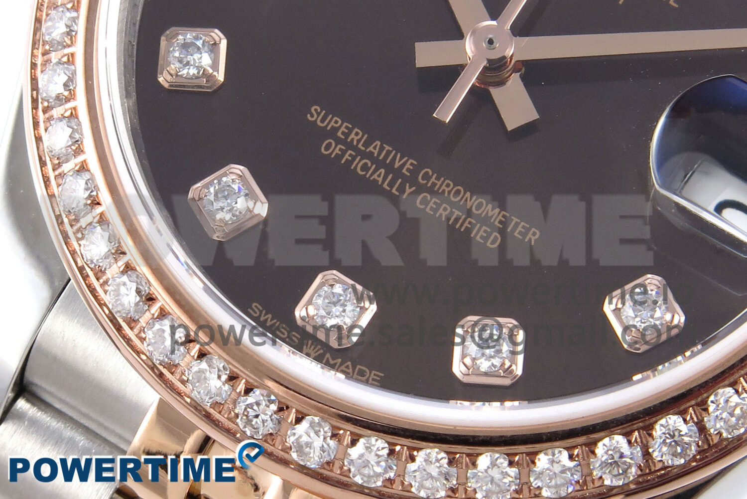 DateJust 31 278381RBR ARF 1:1 Best Edition 904L Steel Brown Diamonds Dial on SS/RG Jubilee Bracelet HZ2236 - Image 5