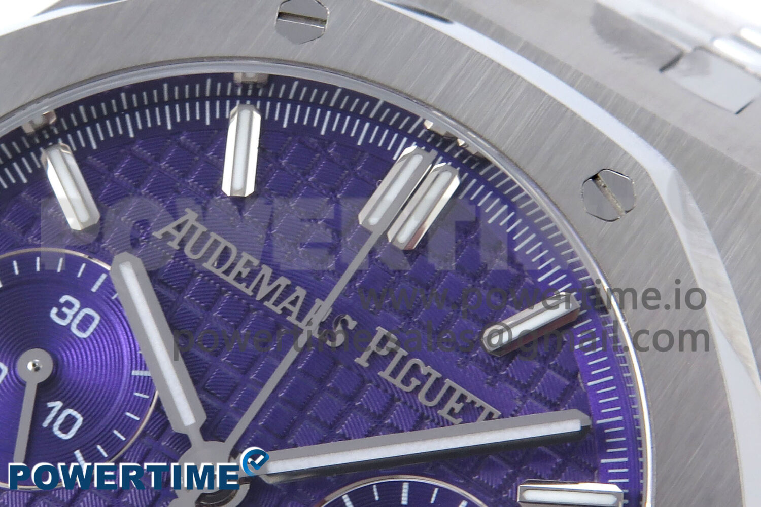 Royal Oak Chrono 26240ST SS BF Best Edition Purple Dial on SS Bracelet SH7750 - Image 4