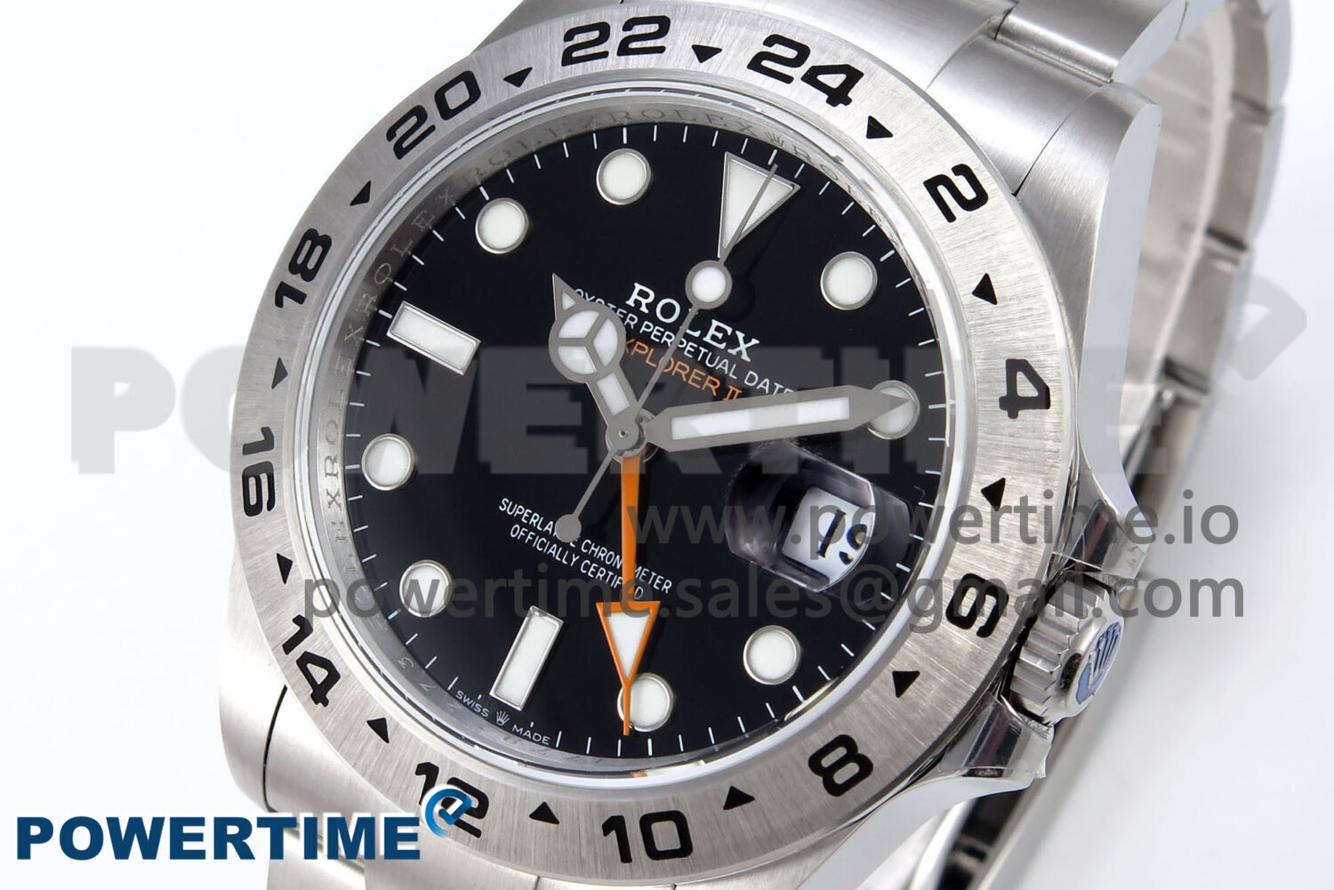 Explorer II 42mm 226570 904L SS QF 1:1 Best Edition Black Dial on Bracelet SH3285-2 CHS - Image 3