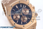 Royal Oak Chrono 26240OR RG BF Best Edition Blue/RG Dial on RG Bracelet SH7750 - Image 2
