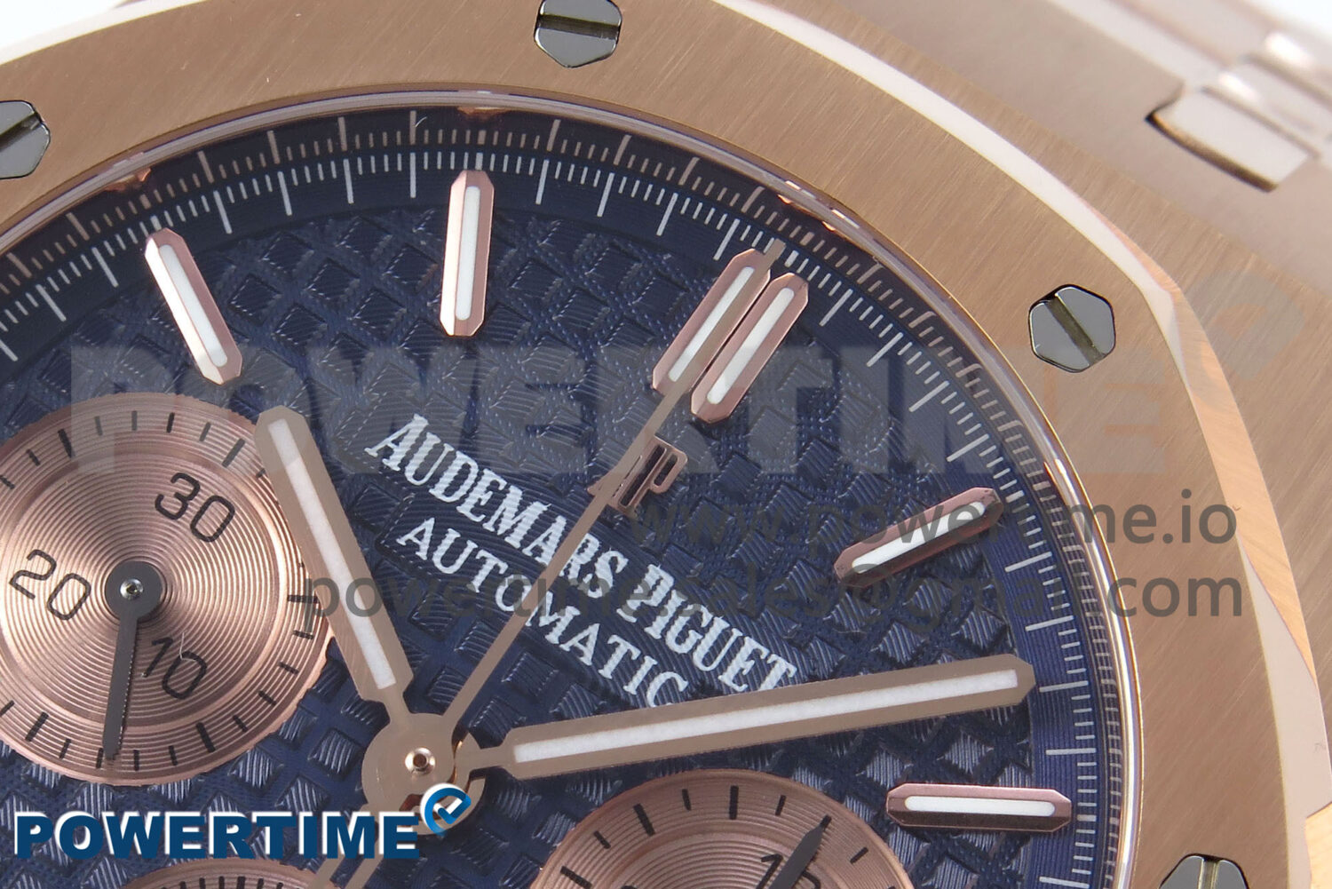 Royal Oak Chrono 26240OR RG BF Best Edition Blue/RG Dial on RG Bracelet SH7750 - Image 4