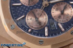 Royal Oak Chrono 26240OR RG BF Best Edition Blue/RG Dial on RG Bracelet SH7750 - Image 5